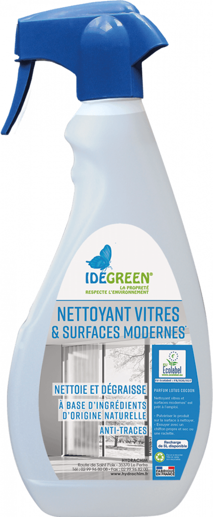 NETTOYANT VITRES ET SURFACES IDEGREEN