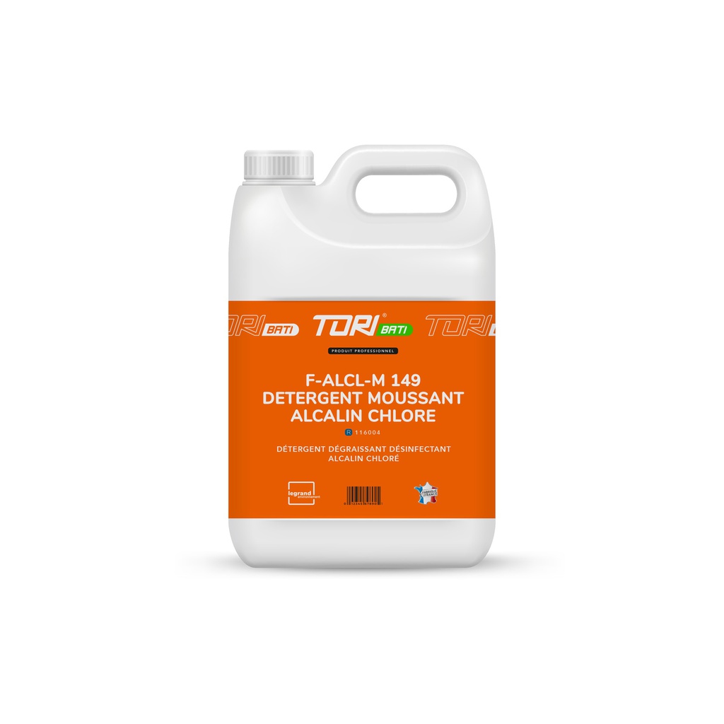 F-ALCL-M 149 - DETERGENT MOUSSANT ALCALIN CHLORE