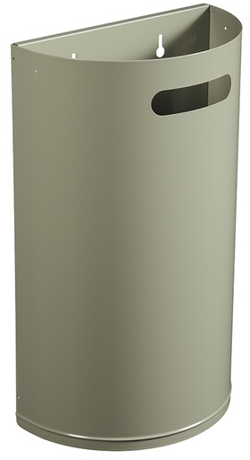 [249783] CORBEILLE ARKEA MURALE DECROCHABLE (Gris Ciment, 40 L)