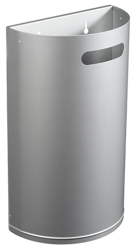 [249785] CORBEILLE ARKEA MURALE DECROCHABLE (Gris Métal, 40 L)