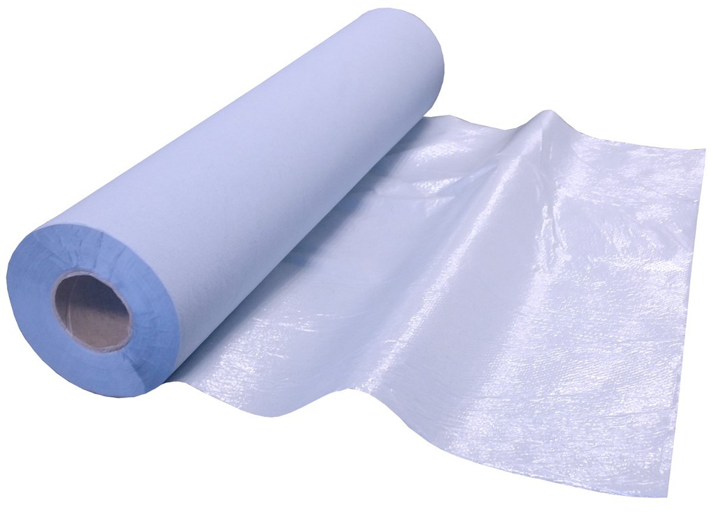 DRAPS D'EXAMEN PLASTIFIE BLEU