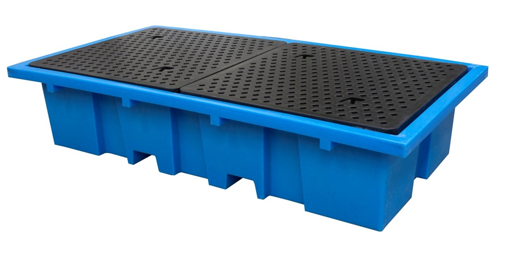 BAC DE RETENTION 2 CUVES DE 1000 L PEHD