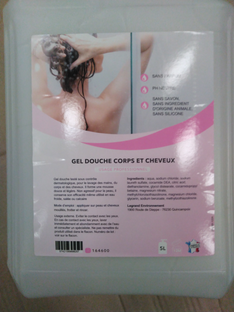 GEL DOUCHE CORPS ET CHEVEUX