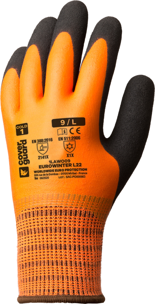 GANT FROID EUROWINTER L22 jaune fluo