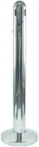 [206443] CENDRIER TUBULAIRE SUR PIED 3L INOX MIROIR