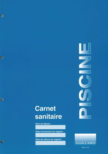 [243600] CARNET SANITAIRE PISCINE