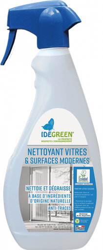 NETTOYANT VITRES ET SURFACES IDEGREEN