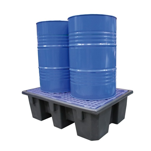 BAC DE RETENTION PE 2 FUTS 240 L