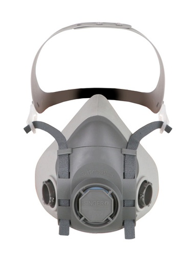 [229459] DEMI-MASQUE RESPIRATOIRE TPR FILTRE BAÏONNETTE